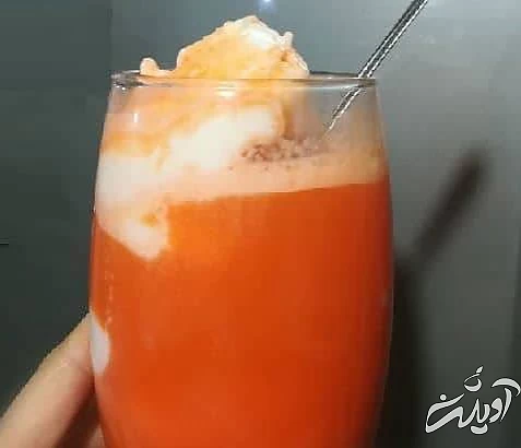 طرز تهیه آب هویج بستنی آب هویج بستنی
